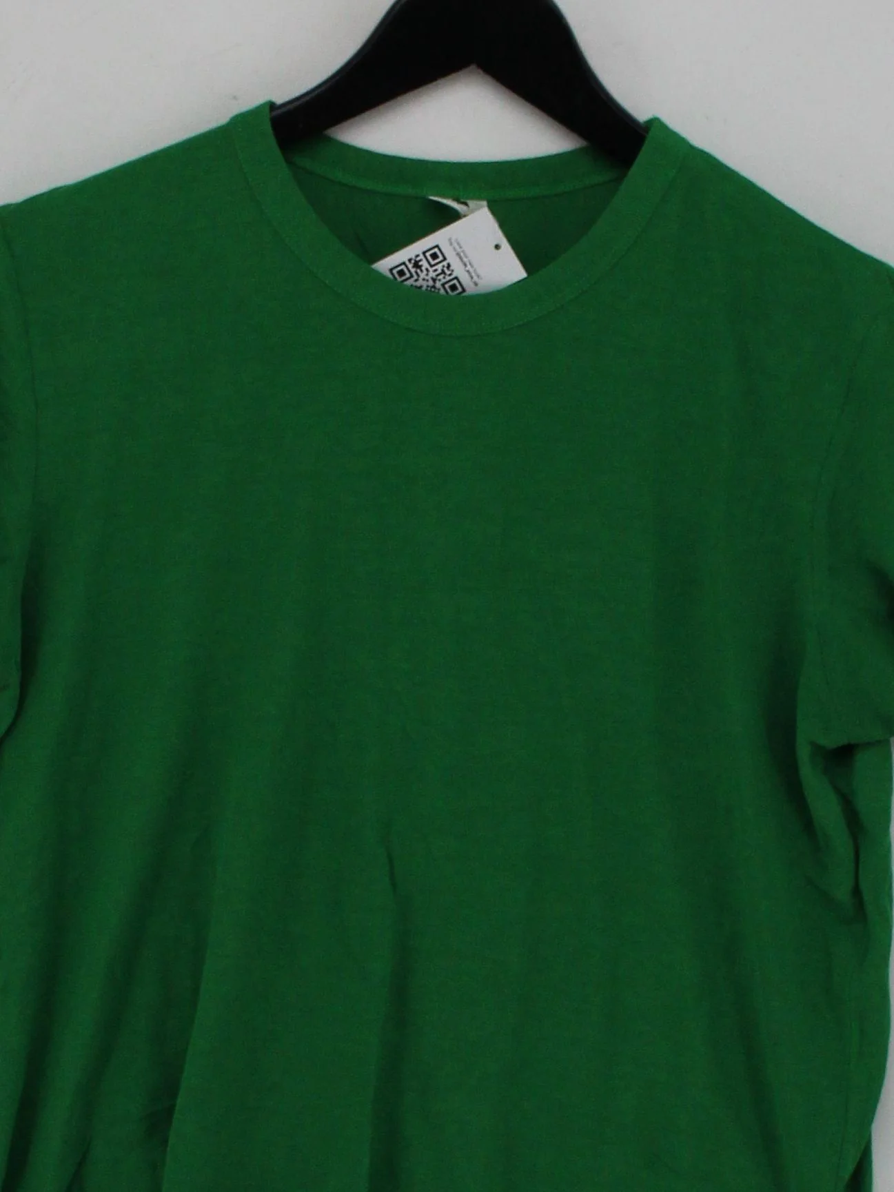 Arket Men's T-Shirt S Green 100% Cotton Basic - Image 3