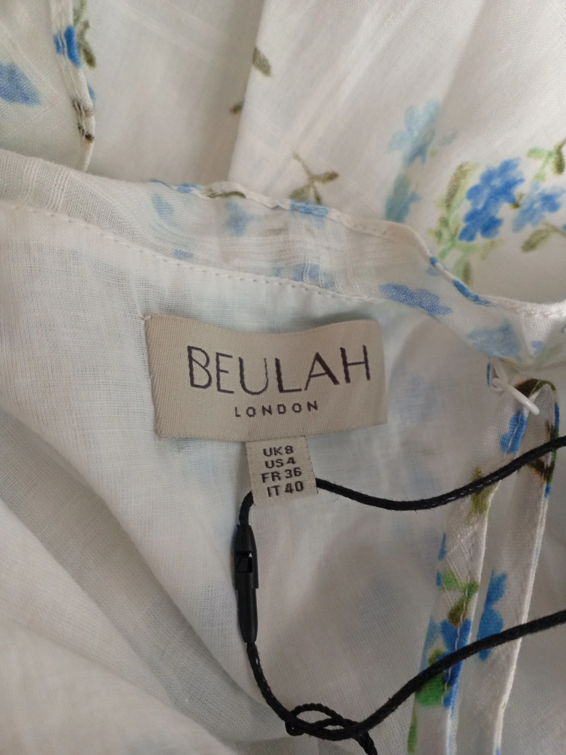 Beulah London A-Line Midi Dress UK8 in White RRP £380 - Image 6