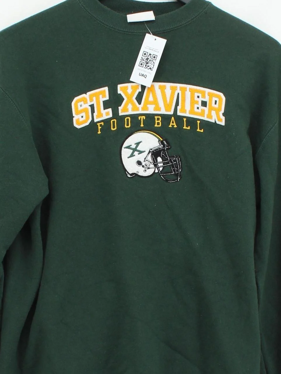 Champion Men's Hoodie M Green Graphic Cotton with Polyester Pullover - Image 3