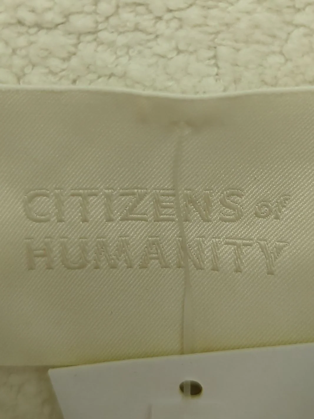 Citizens Of Humanity Women's Hoodie M Cream 100% Other Pullover - Image 6