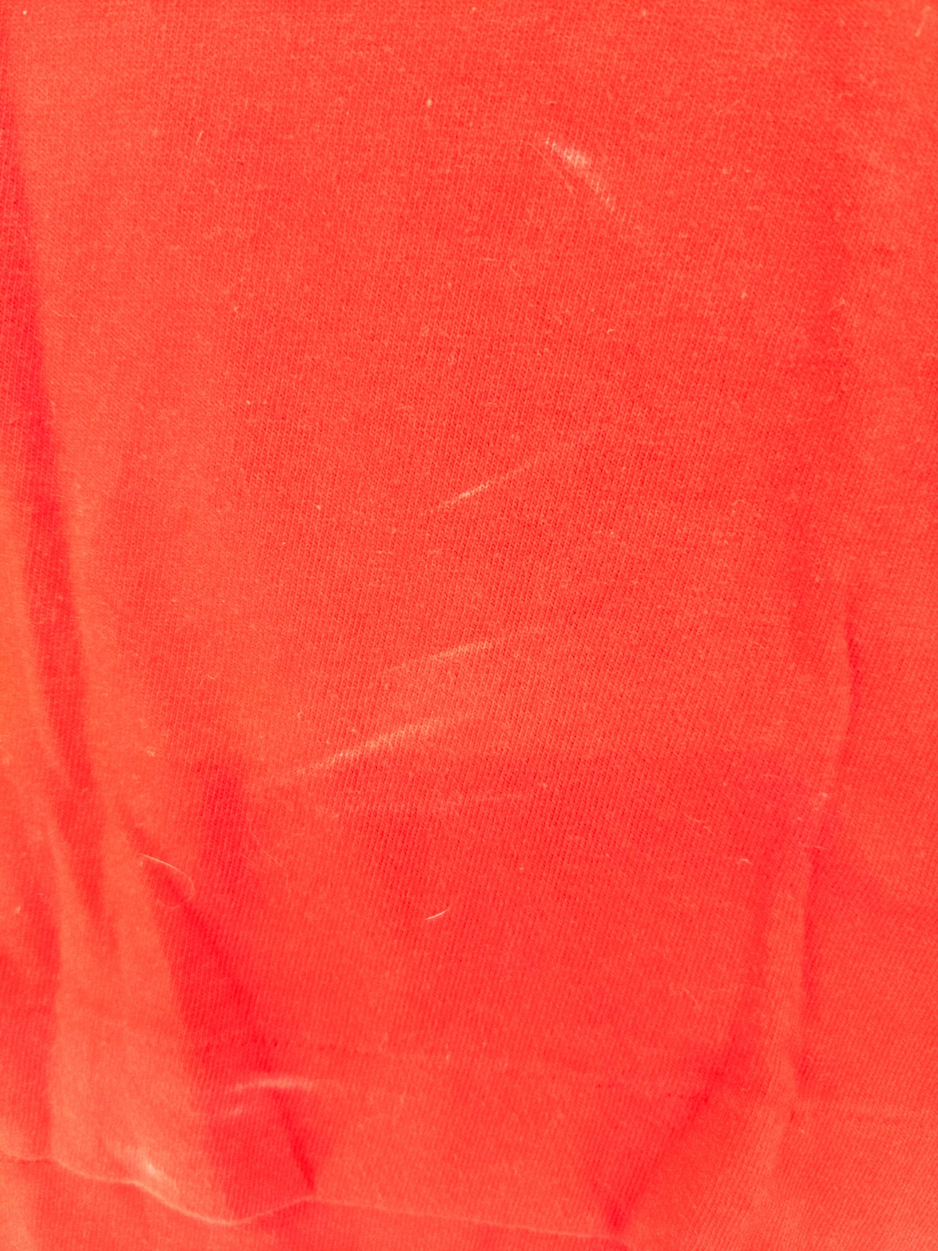 Comme Des Garçons Women's T-Shirt S Red 100% Cotton Short Sleeve Crew Neck Basic - Image 5