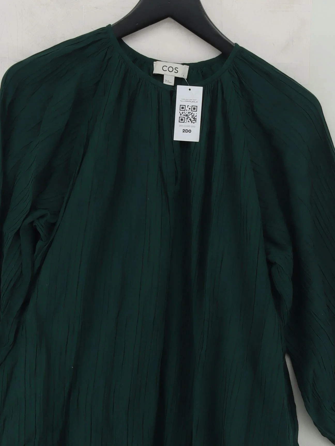 COS T-Shirt Mini Dress in Green - Image 3