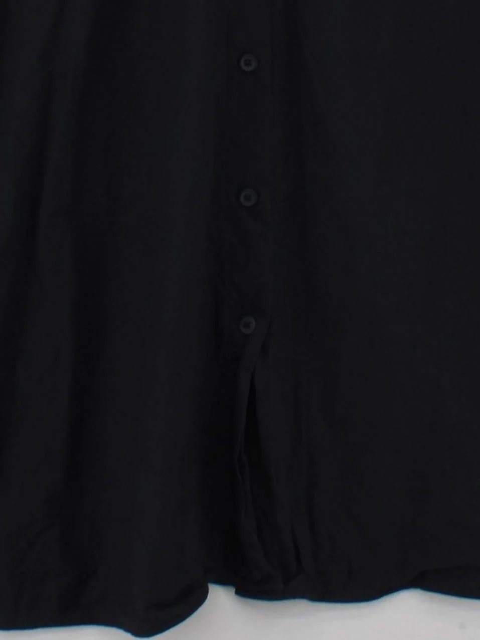 COS Women's Shirt UK 10 Black 100% Cotton Short Sleeve Collared Basic - Image 4