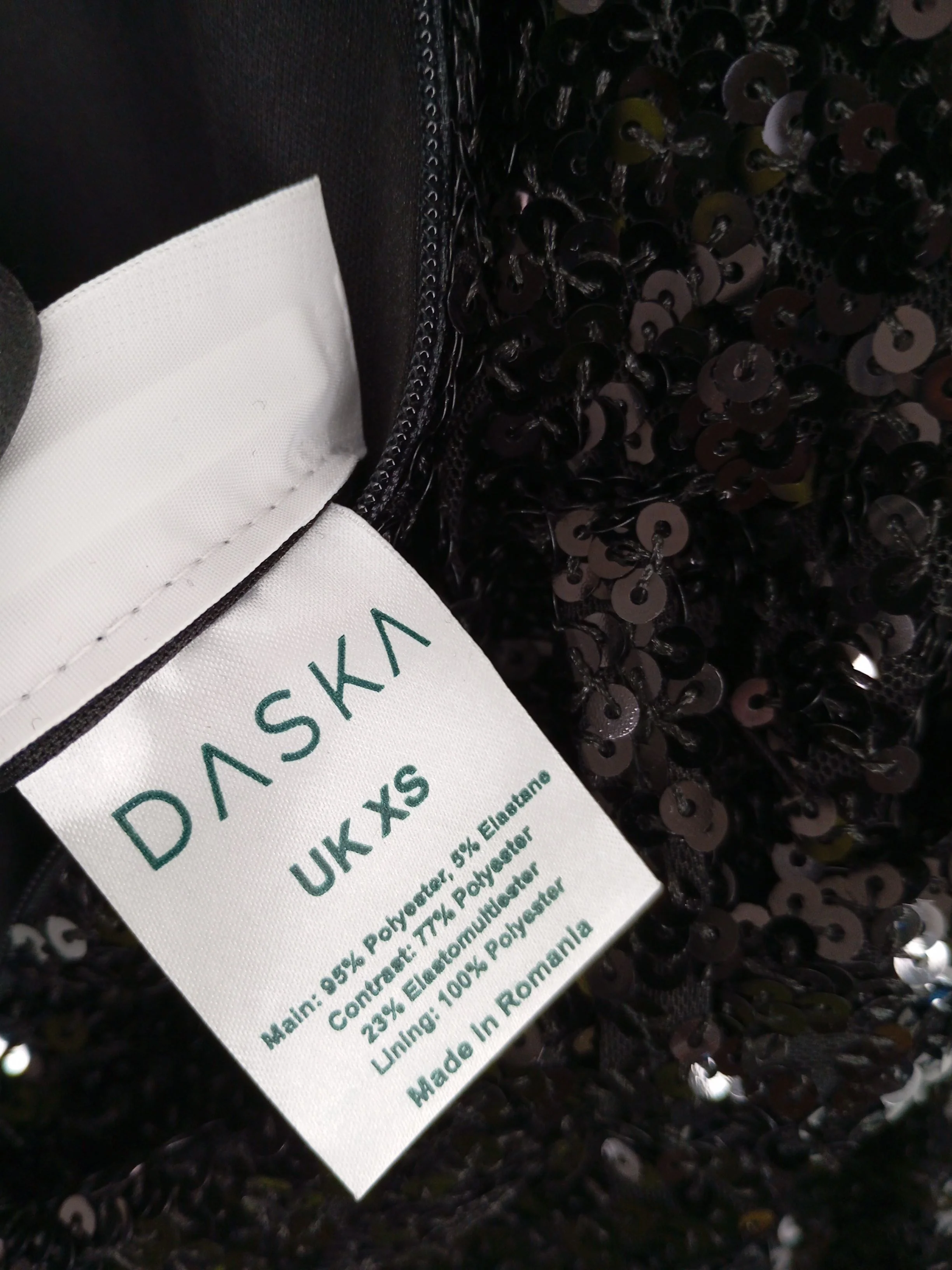 DASKA Women's Jumpsuit XS Black Polyester with Elastane Jumpsuit New with tags - Image 7