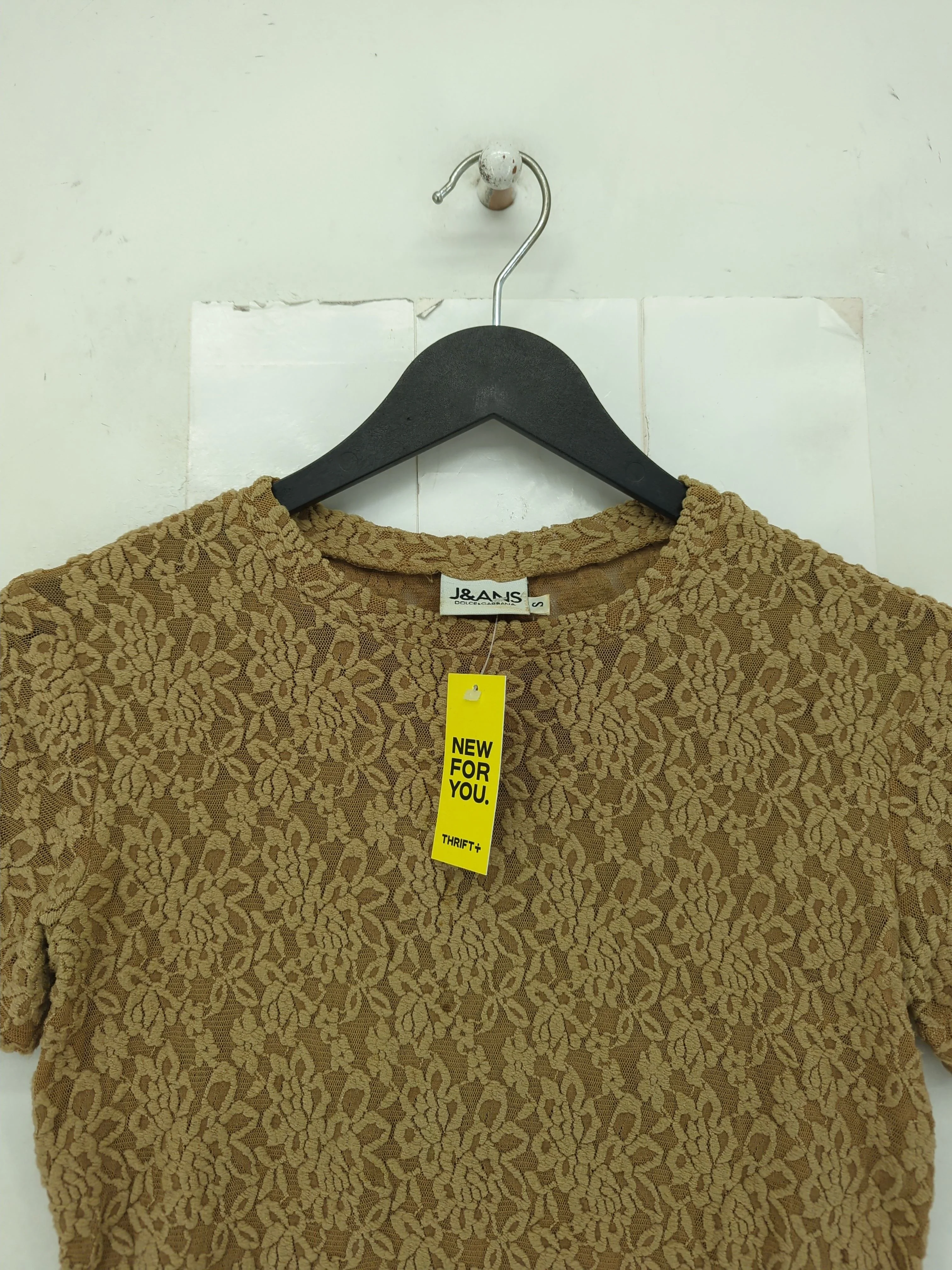 Dolce & Gabbana Women's Top S Tan Polyamide with Nylon Basic - Image 3