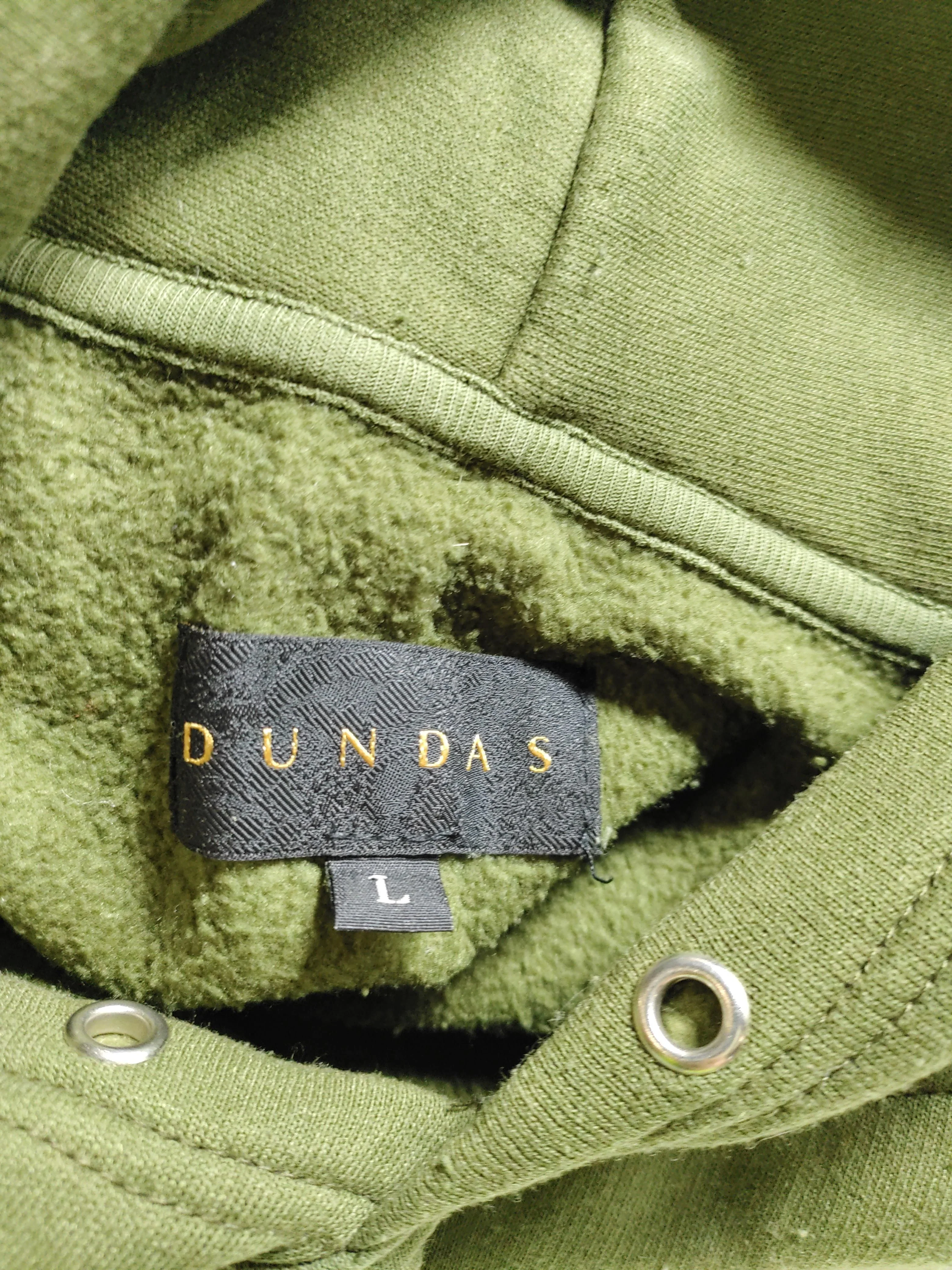 Dundas ( London ) Men's Hoodie L Green Graphic 100% Other Pullover - Image 6