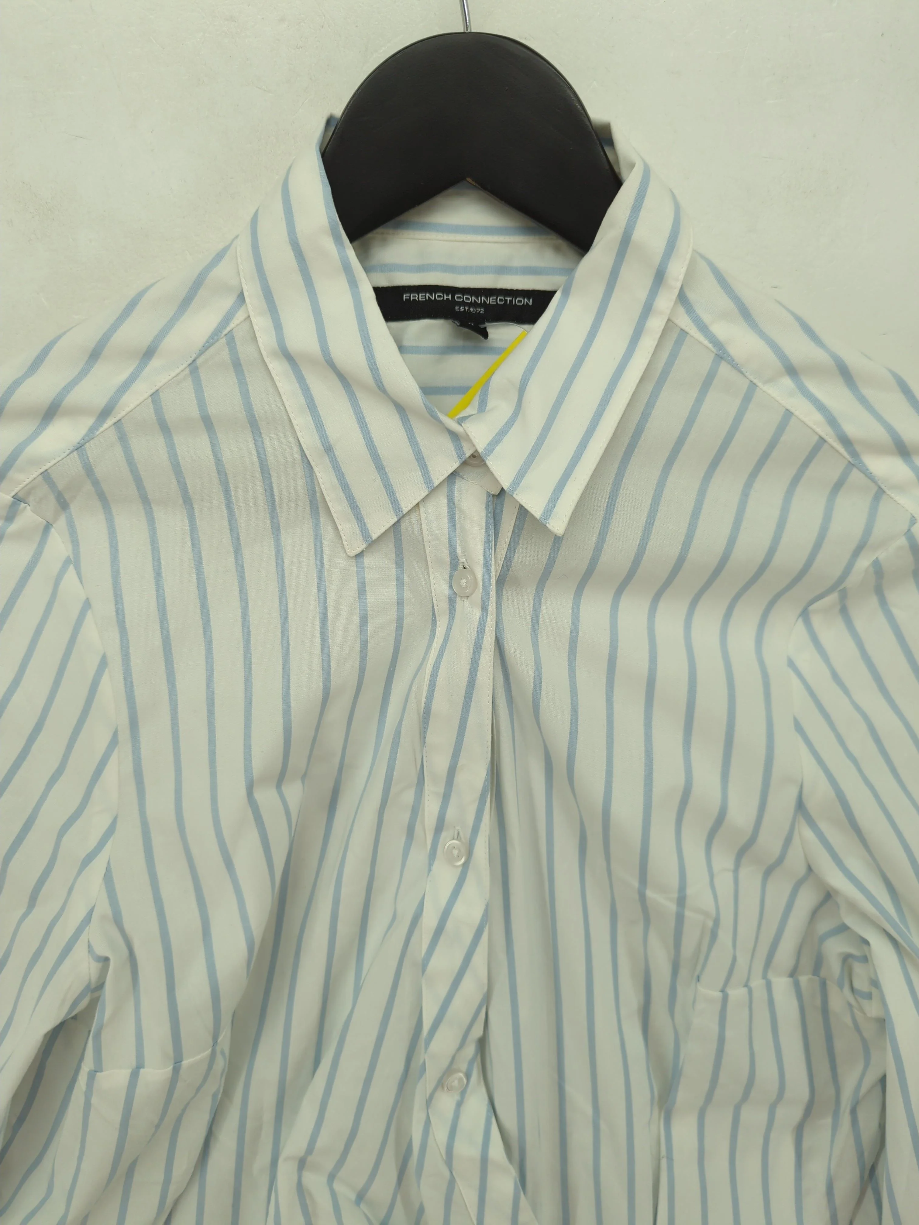 French Connection Women's Shirt XL White Cotton with Elastane Basic - Image 3