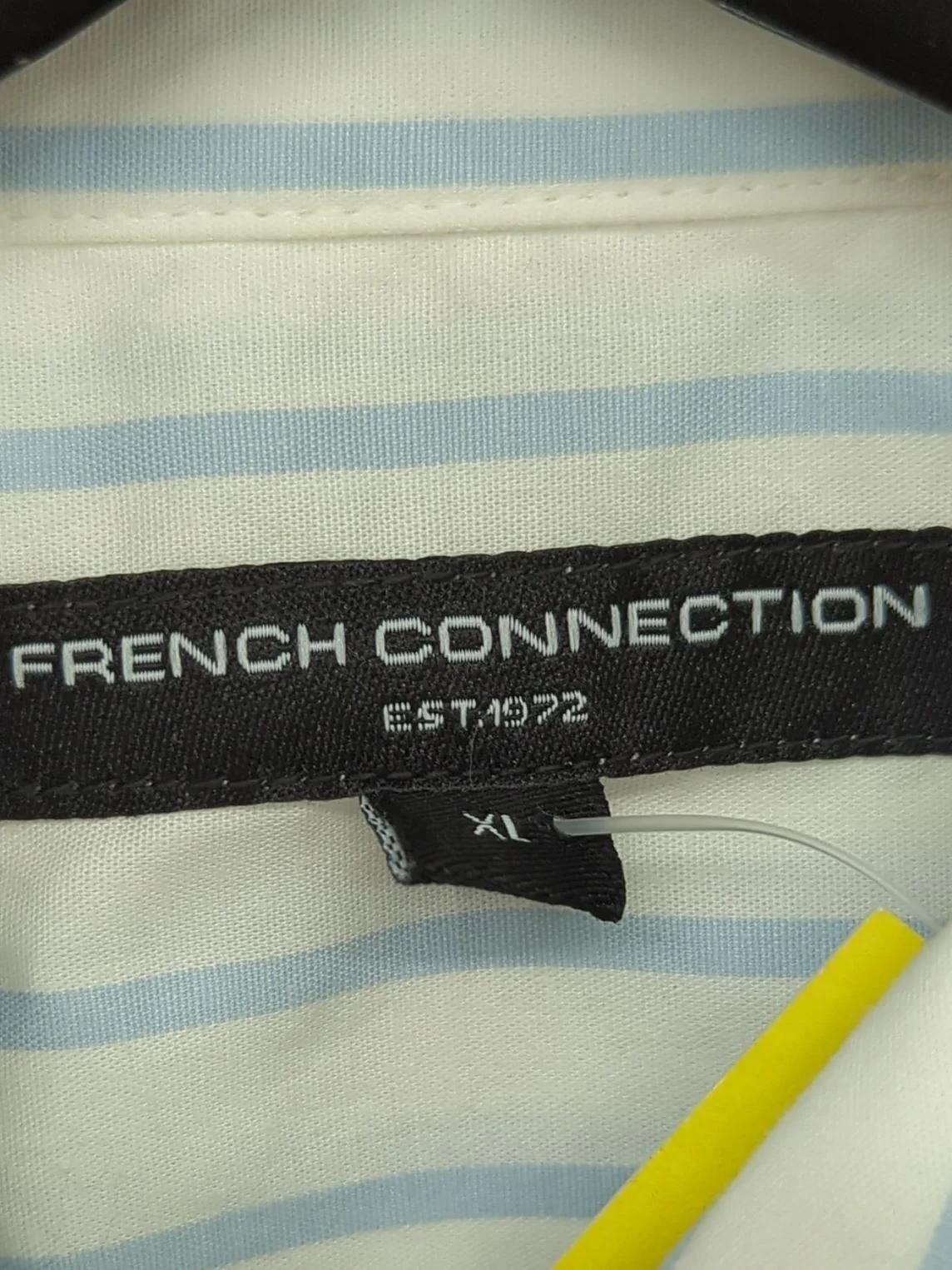 French Connection Women's Shirt XL White Cotton with Elastane Basic - Image 5