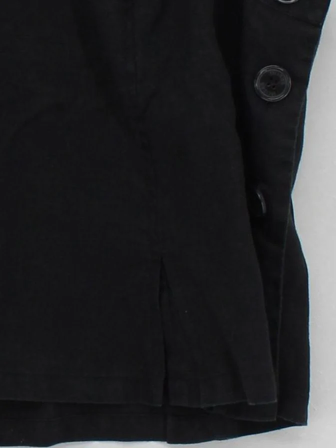 Hobbs Women's Top UK 14 Black 100% Linen Sleeveless Square Neck Basic - Image 4