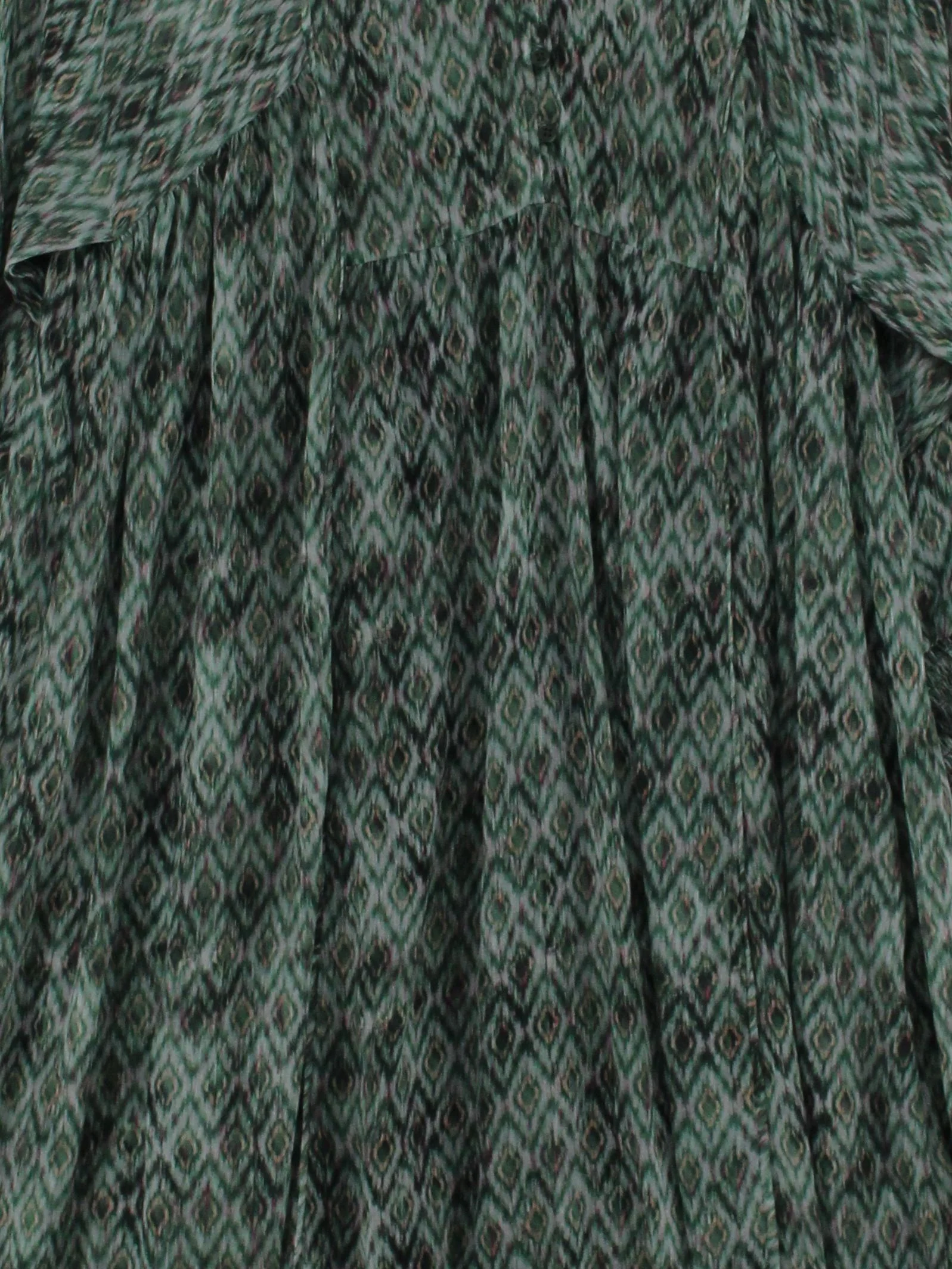 Hush Shirt Midi Dress UK12 in Green RRP £119 - Image 4