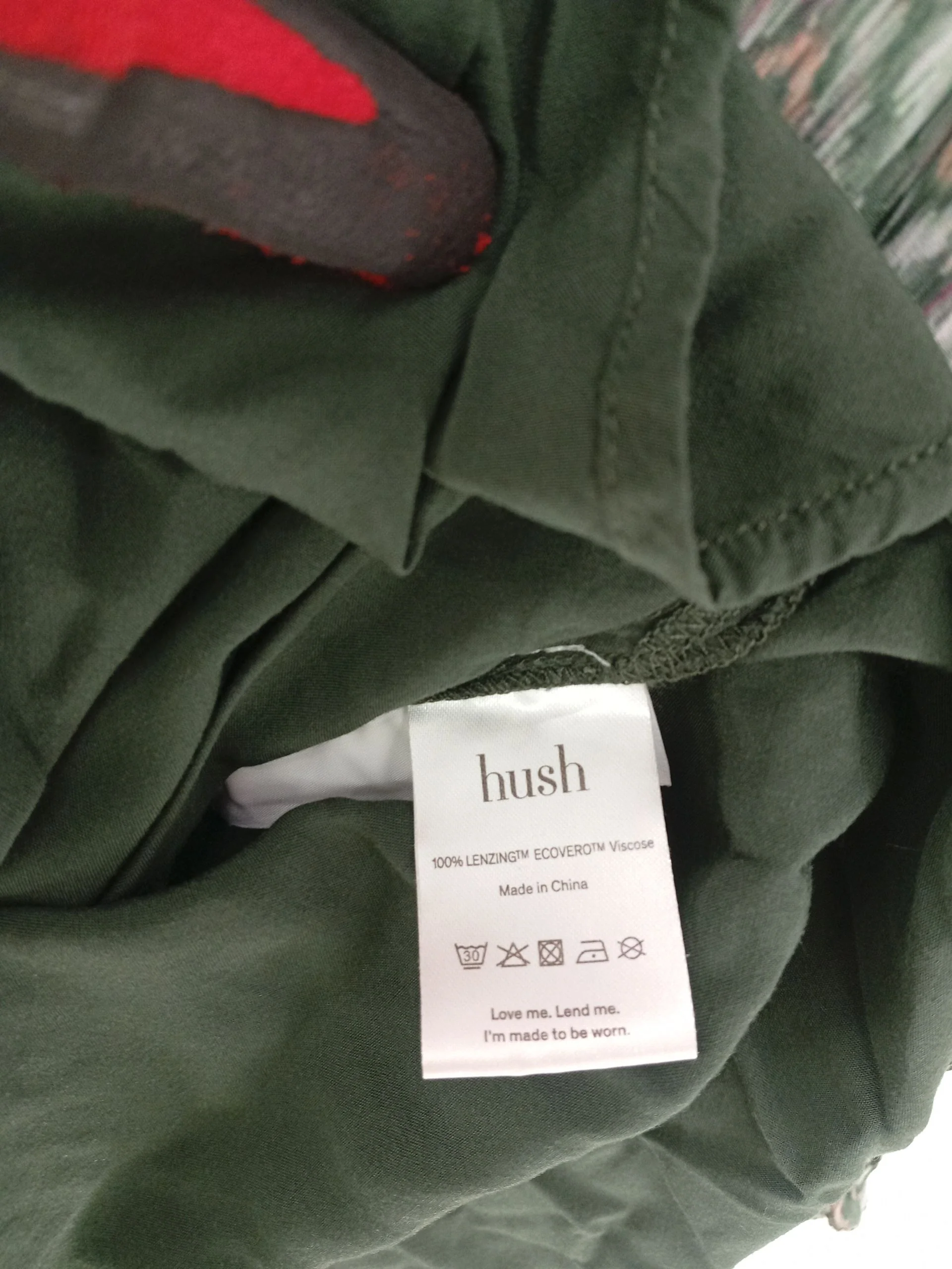 Hush Shirt Midi Dress UK12 in Green RRP £119 - Image 7