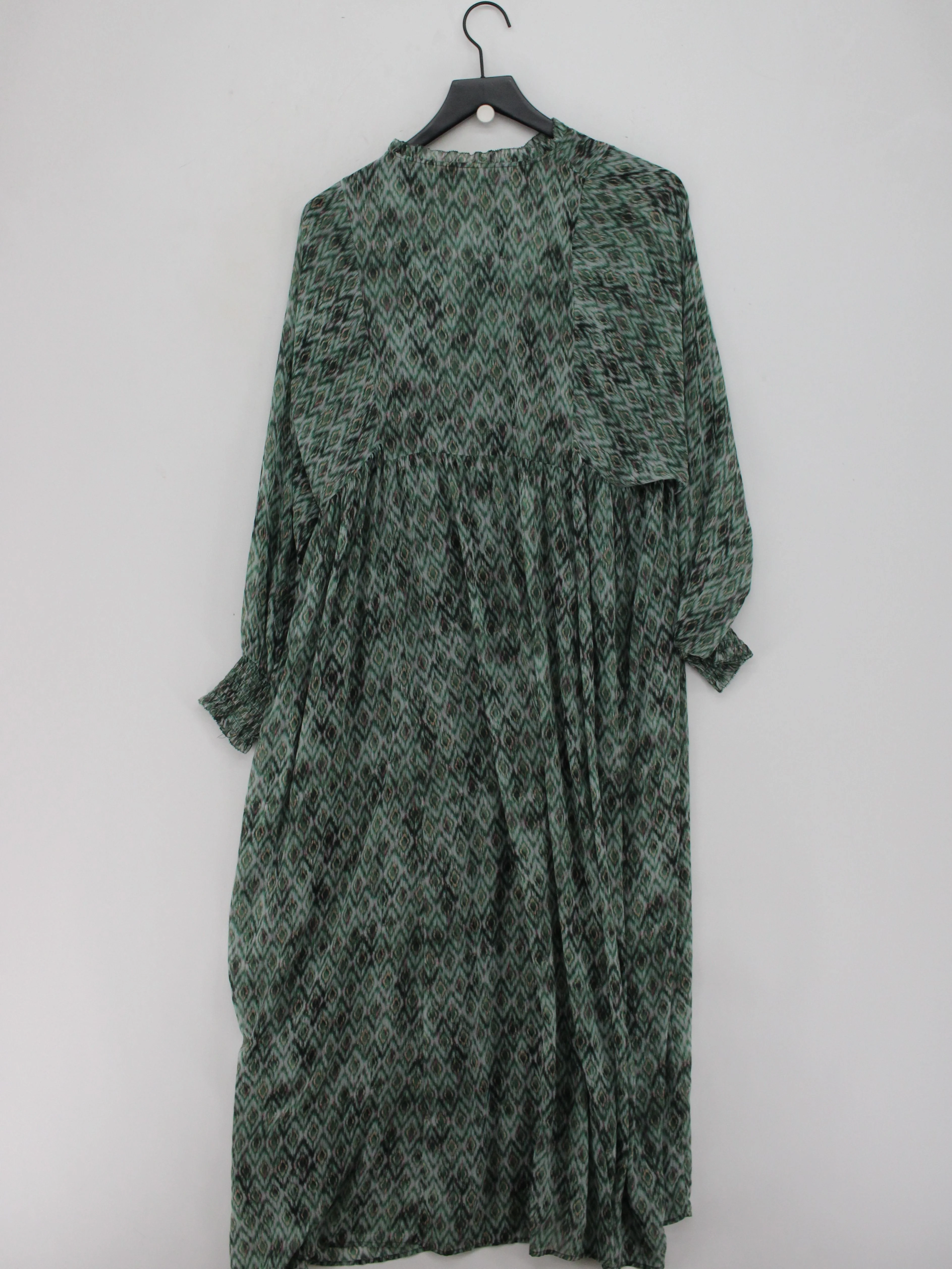 Hush Shirt Midi Dress UK16 in Green RRP £119 - Image 3