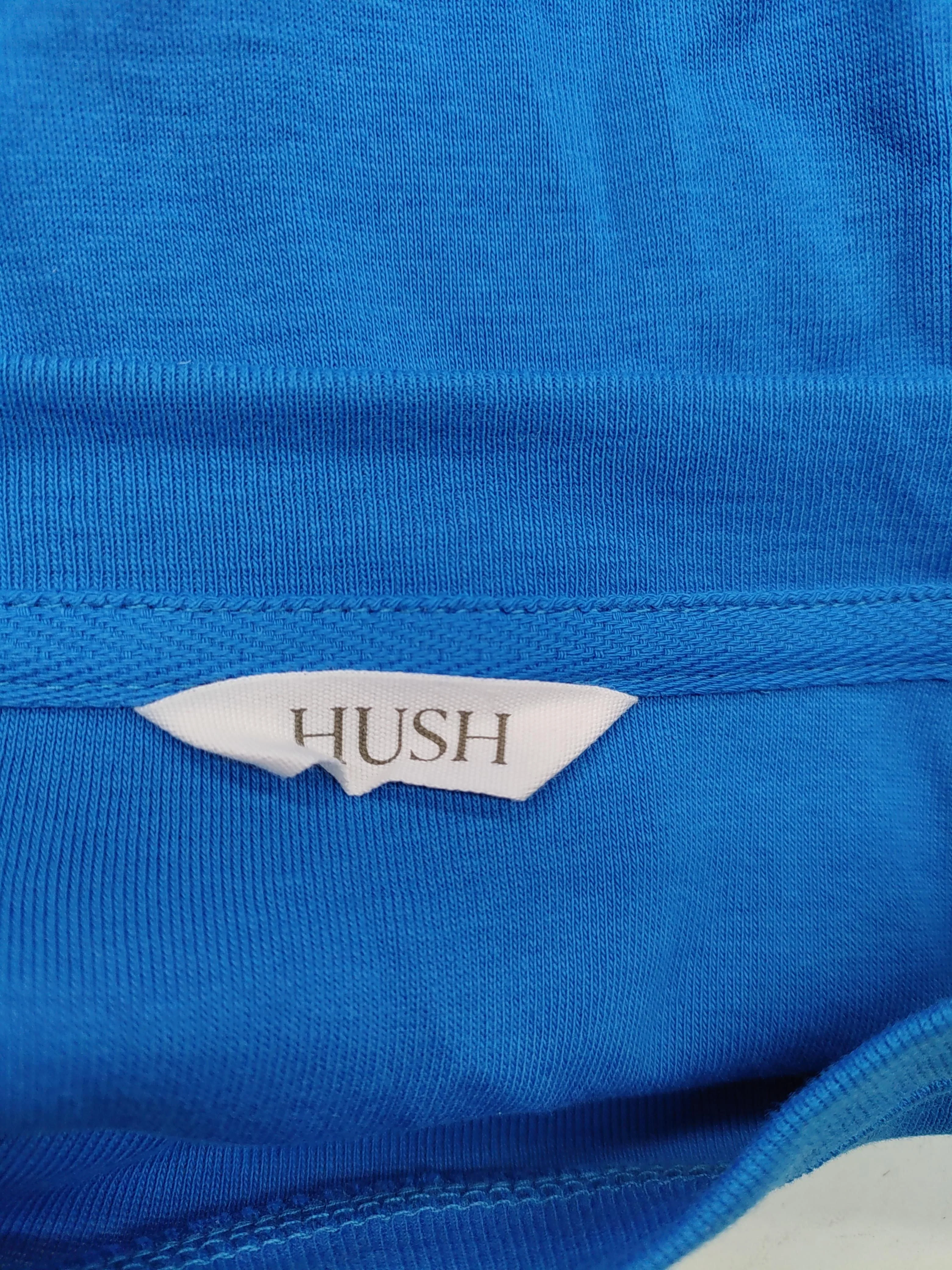 Hush Women's Top M Blue 100% Cotton Long Sleeve Round Neck Basic - Image 5