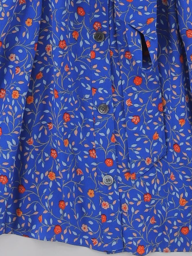 Jigsaw Shirt Midi Dress UK10 in Blue - Image 4
