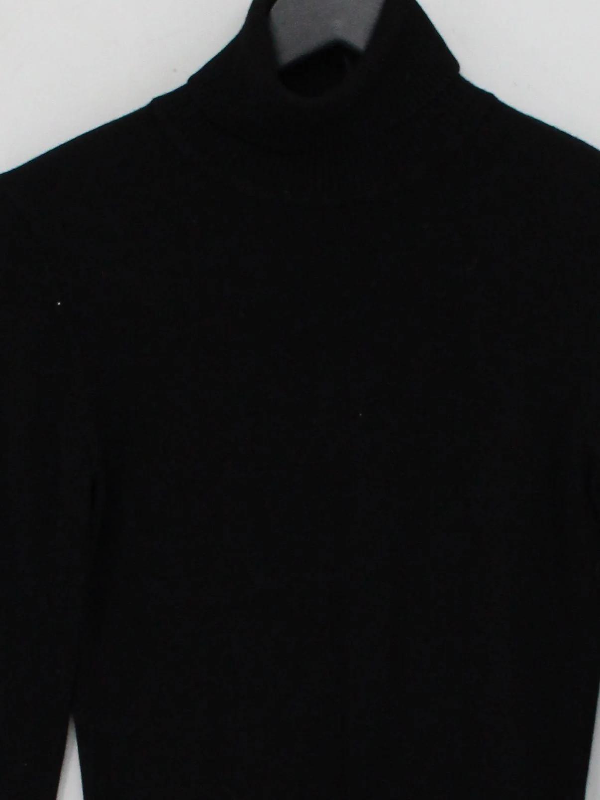 Laura Scott Men's Jumper S Black Viscose with Polyamide Pullover New with tags - Image 3