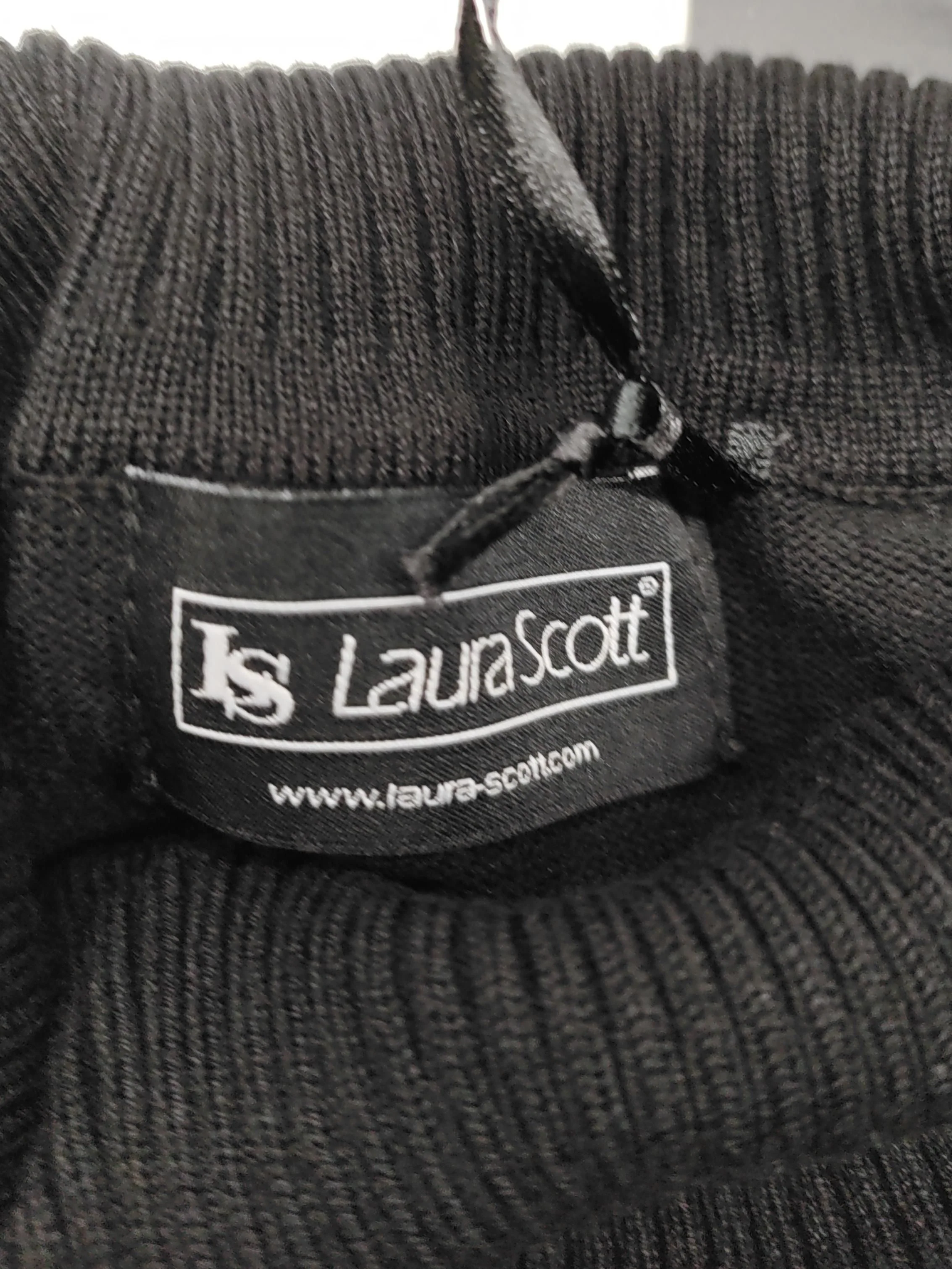 Laura Scott Men's Jumper S Black Viscose with Polyamide Pullover New with tags - Image 5