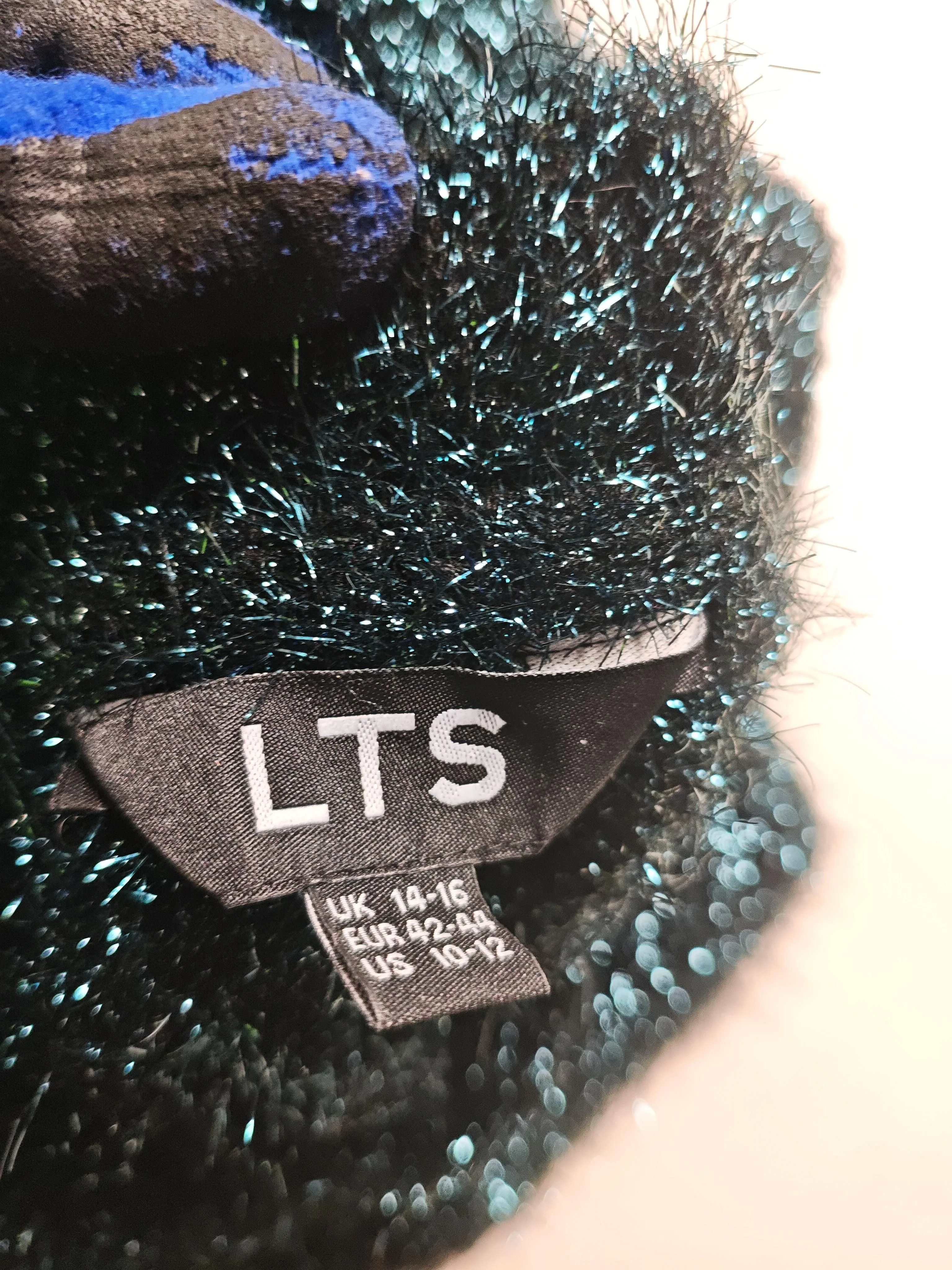 LTS Women's Jumper UK 14 Green Acrylic with Polyester Round Neck Pullover - Image 5