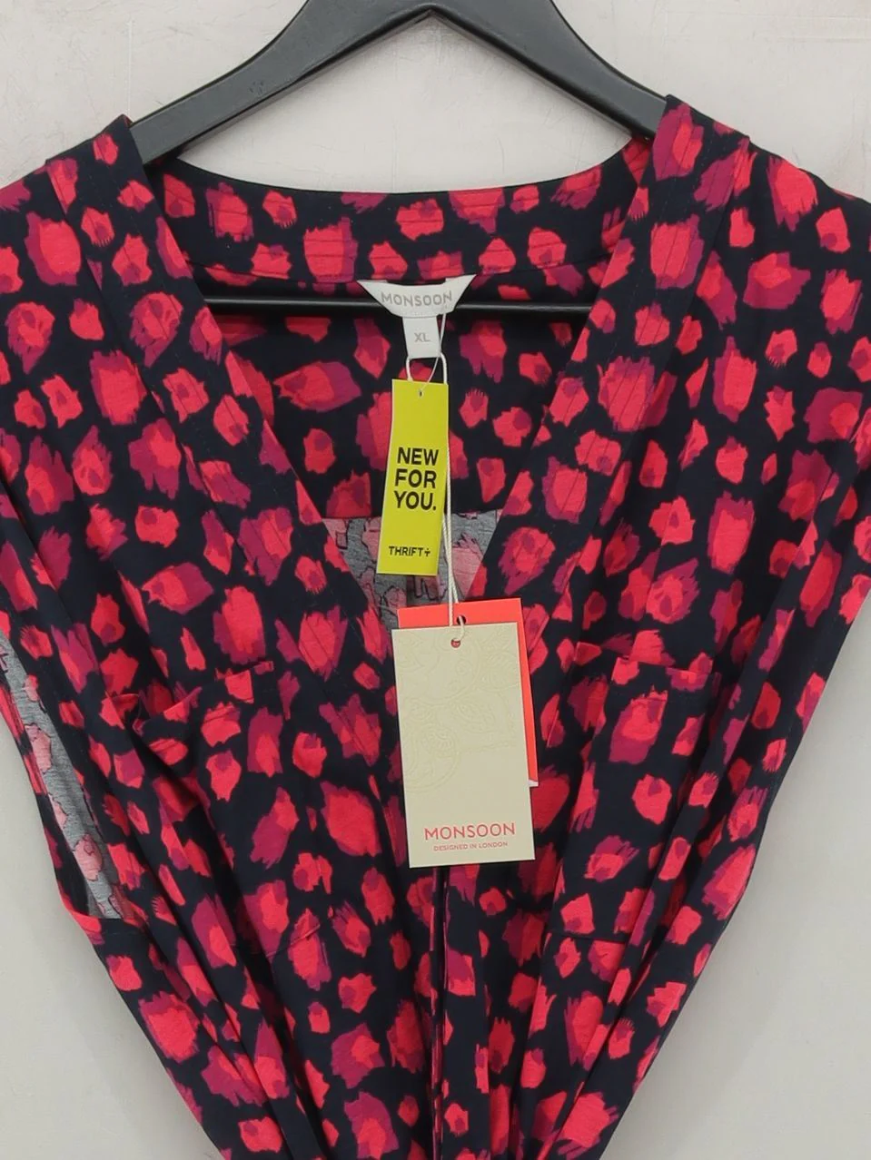 Monsoon Wrap Midi Dress XL in Multi - Image 3