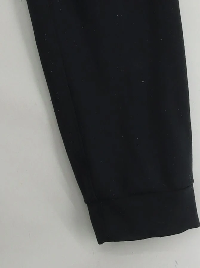 Nike Men's Sports Bottoms M Black 100% Polyester Sweatpants - Image 4