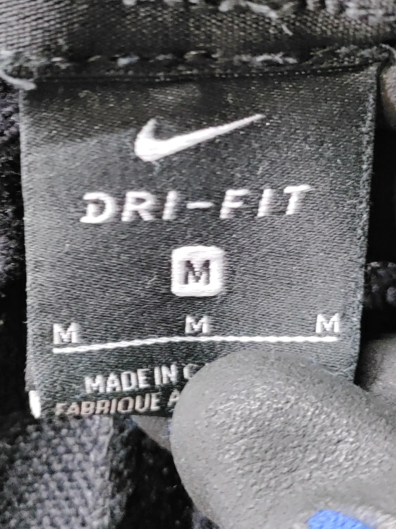 Nike Men's Sports Bottoms M Black 100% Polyester Sweatpants - Image 7