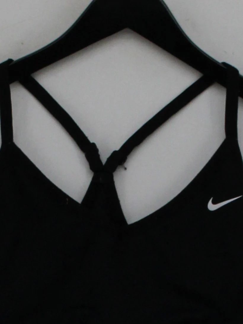Nike Women's T-Shirt S Black Polyester with Elastane Sleeveless Basic - Image 3