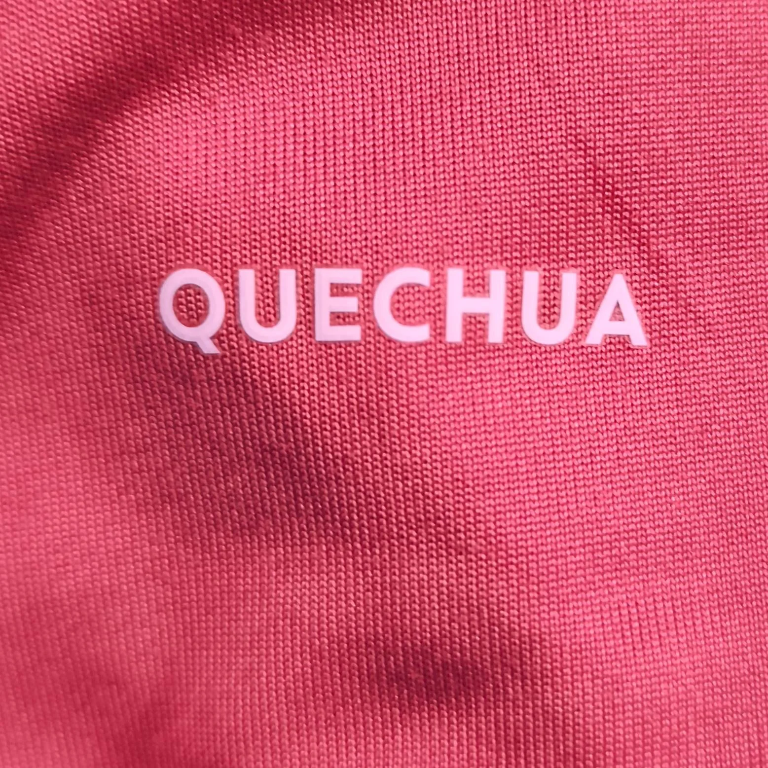 Quechua Men's T-Shirt S Red 100% Polyester Round Neck Basic - Image 6