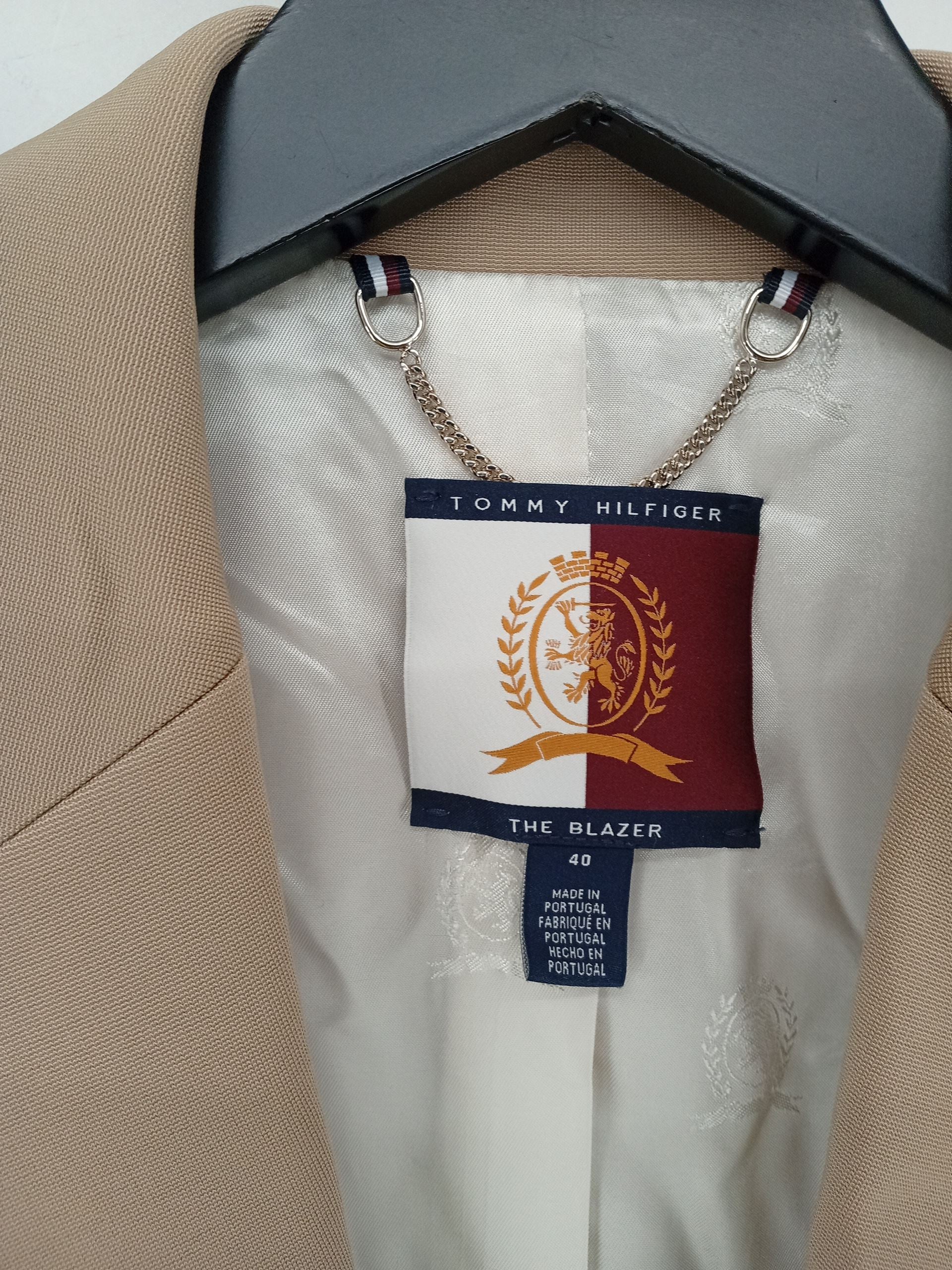 Tommy Hilfiger Women's Blazer UK 12 Tan Viscose New with tags - Image 6