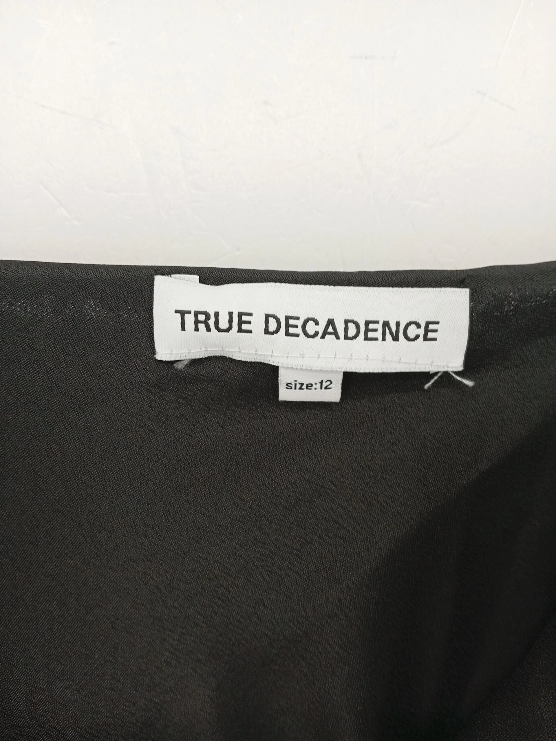 True Decadence Slip Midi Dress UK12 in Black RRP £115 - Image 6
