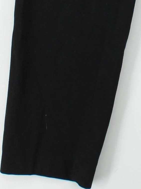 Uniqlo Men's Trousers S Black Polyester with Viscose, Elastane, Cotton Chino - Image 4
