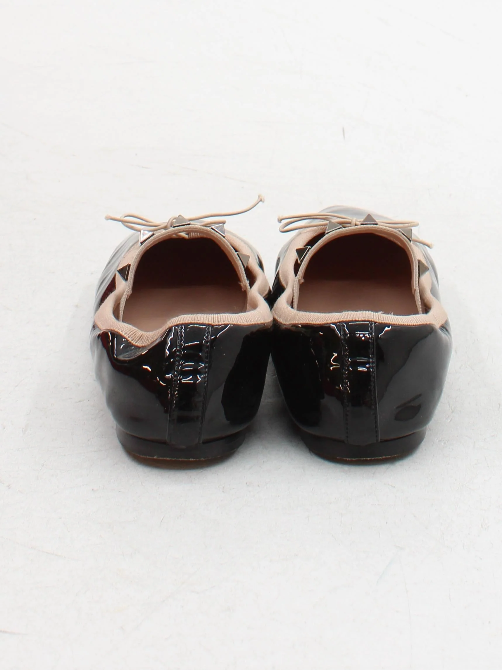 Valentino Women's Flat Shoes UK 3 Black 100% Leather Ballet - Image 3