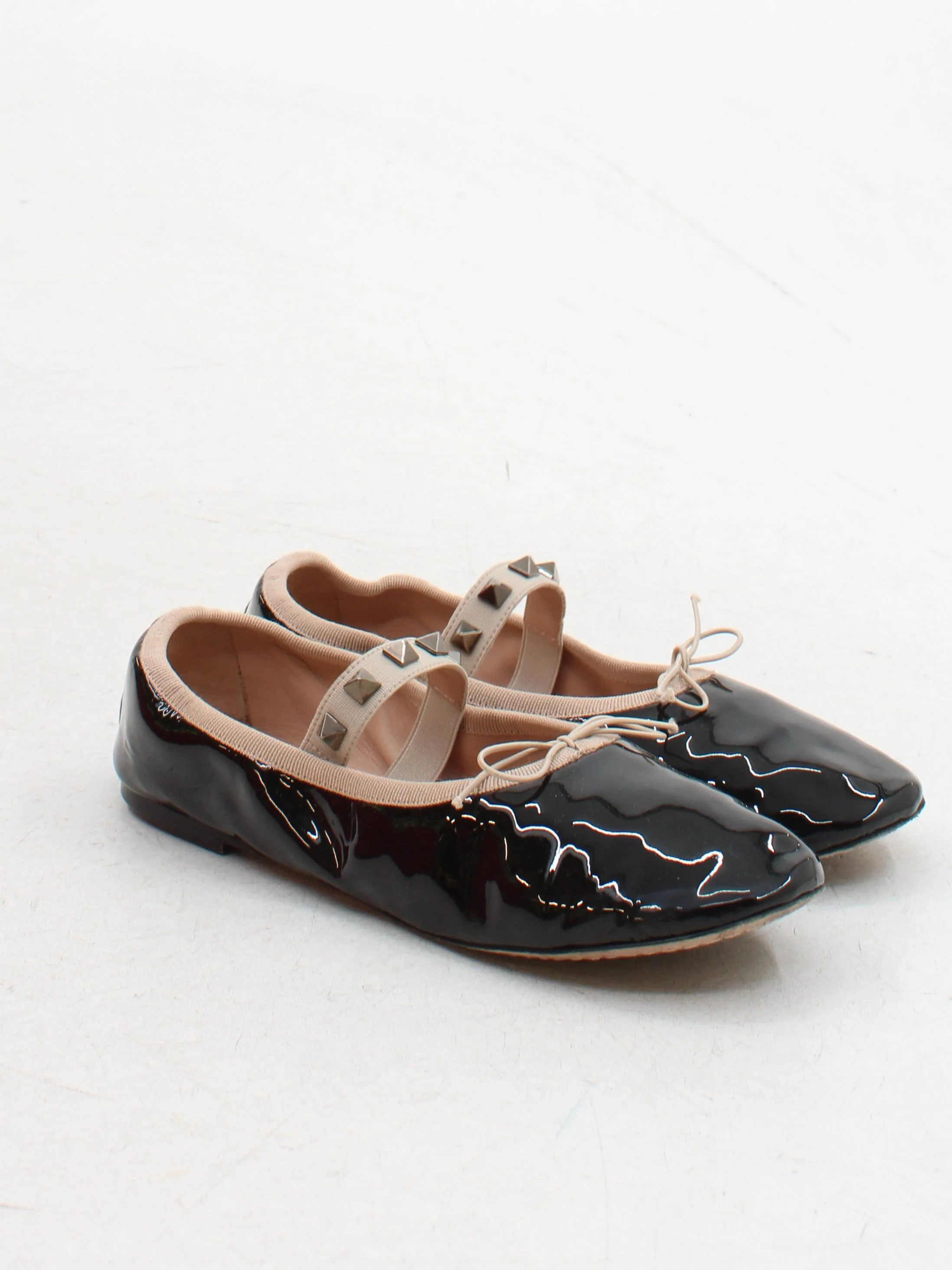 Valentino Women's Flat Shoes UK 3 Black 100% Leather Ballet - Image 4