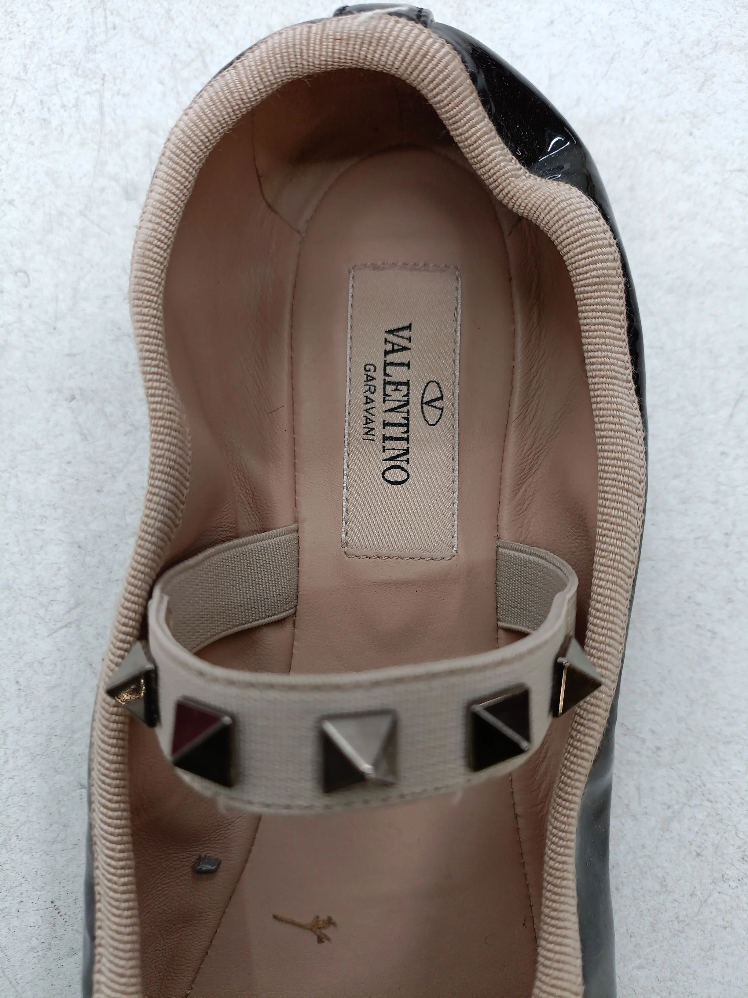 Valentino Women's Flat Shoes UK 3 Black 100% Leather Ballet - Image 6