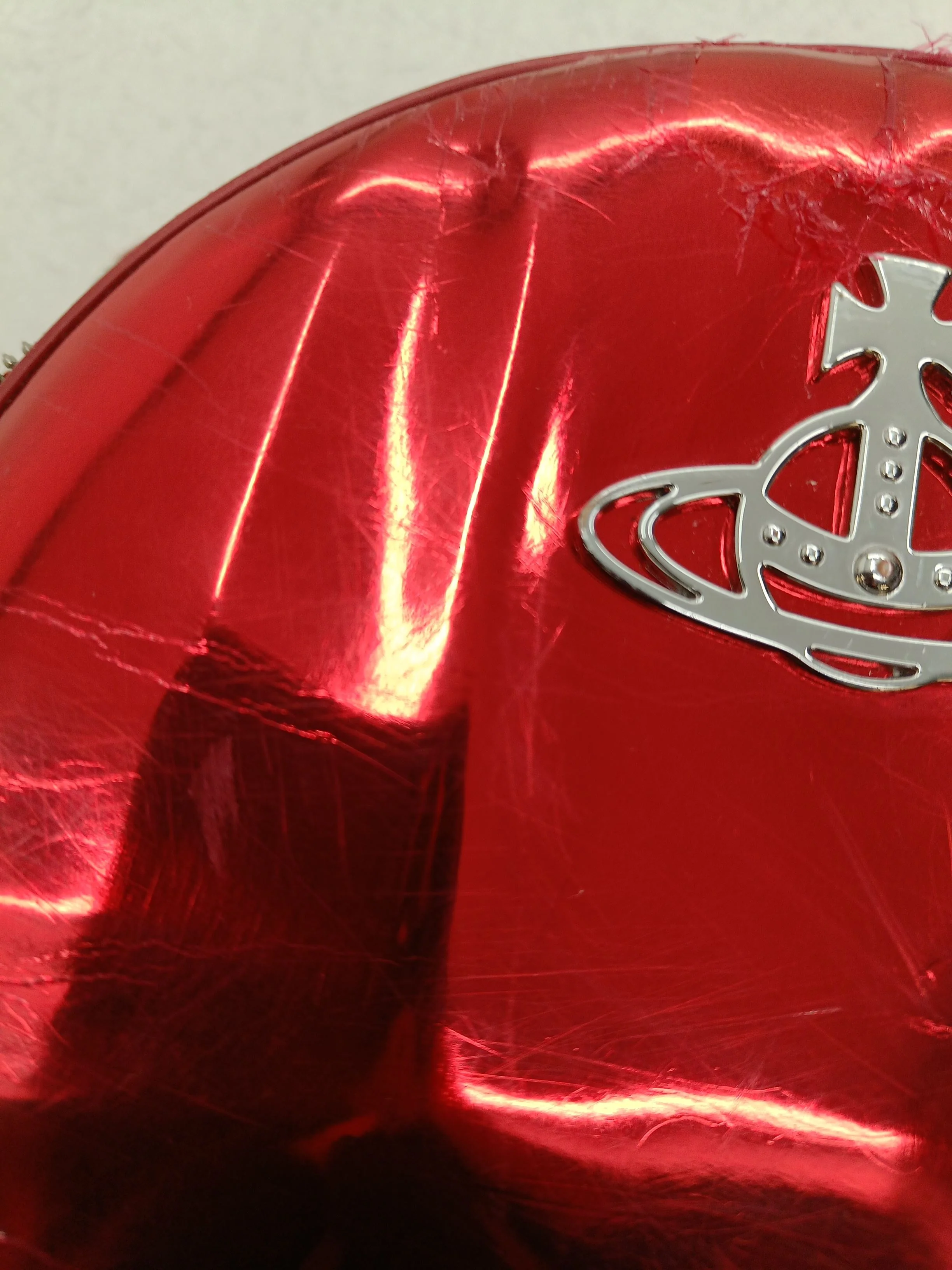 Vivienne Westwood Women's Bag Red 100% Faux Leather Crossbody - Image 5