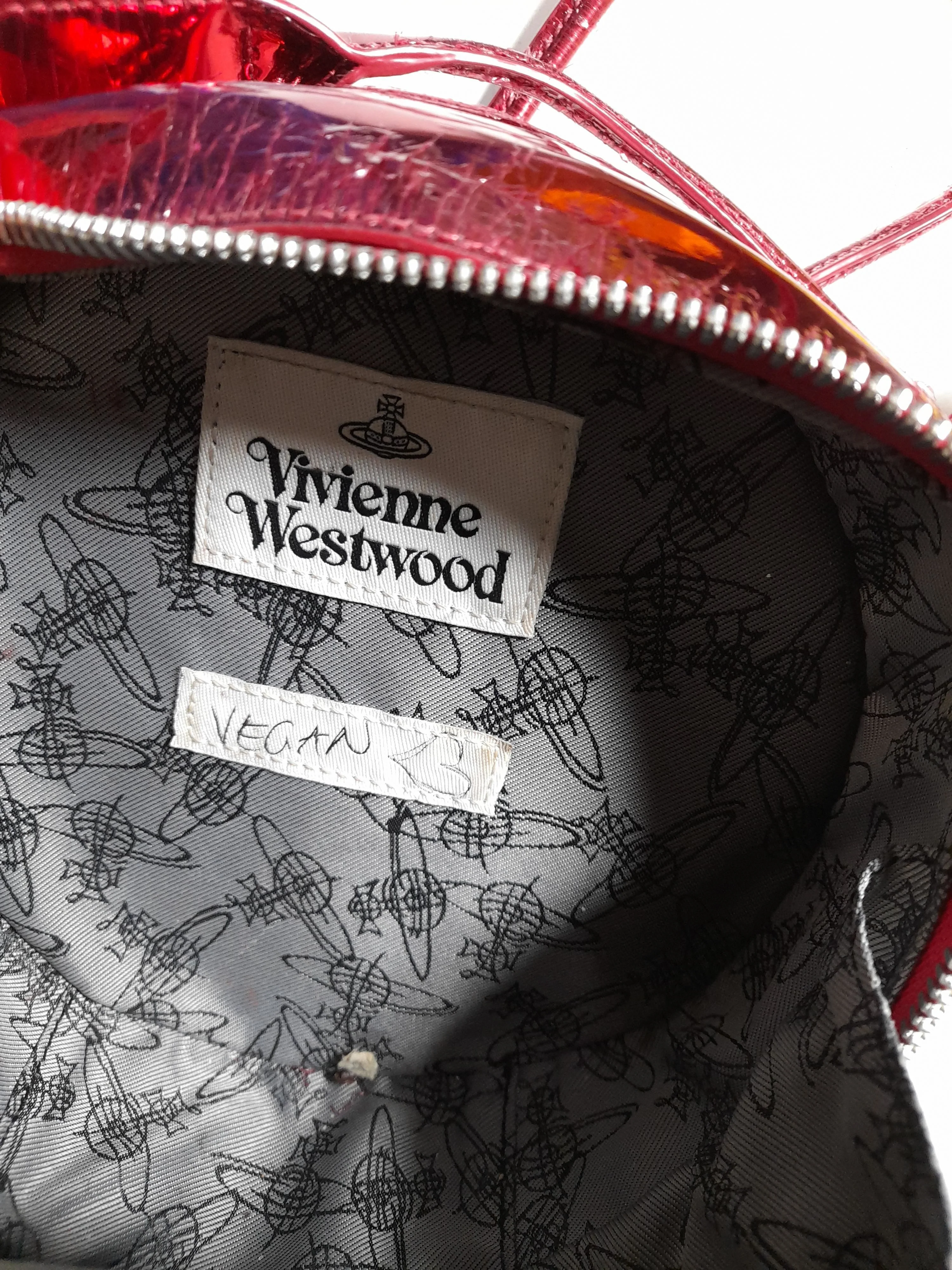 Vivienne Westwood Women's Bag Red 100% Faux Leather Crossbody - Image 7