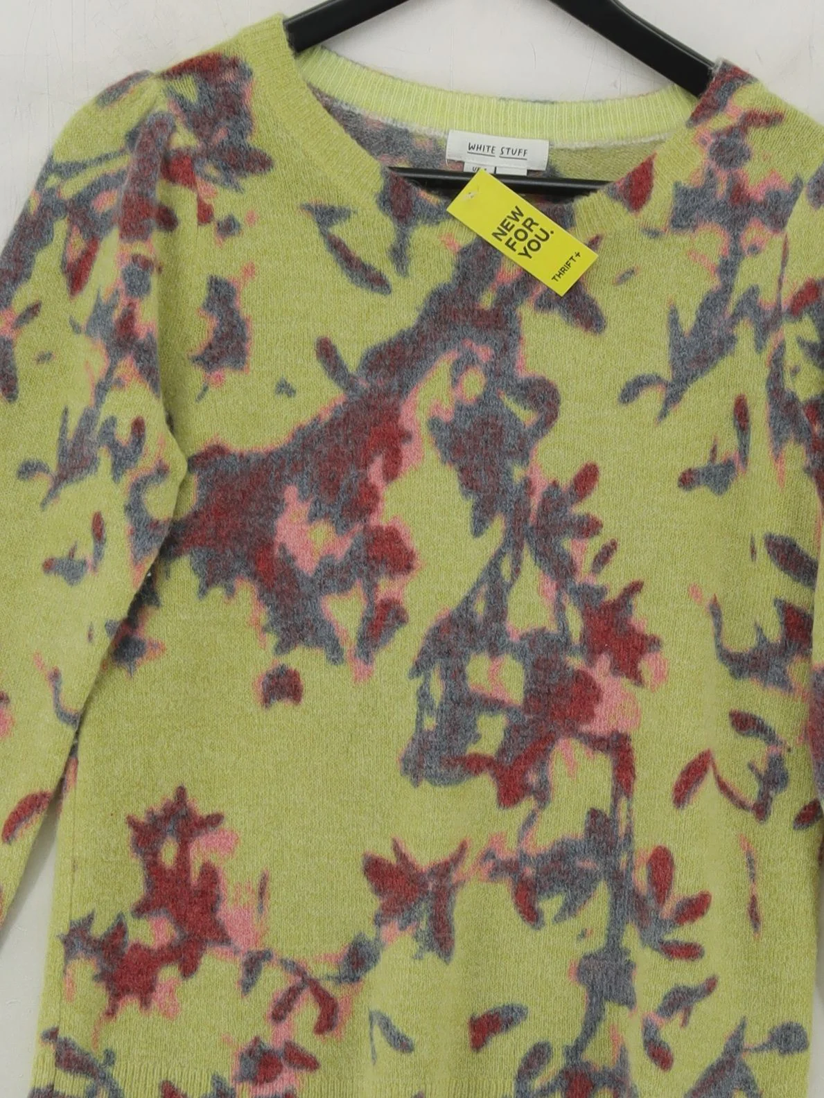 White Stuff Women's Jumper UK 8 Green Wool - Image 3